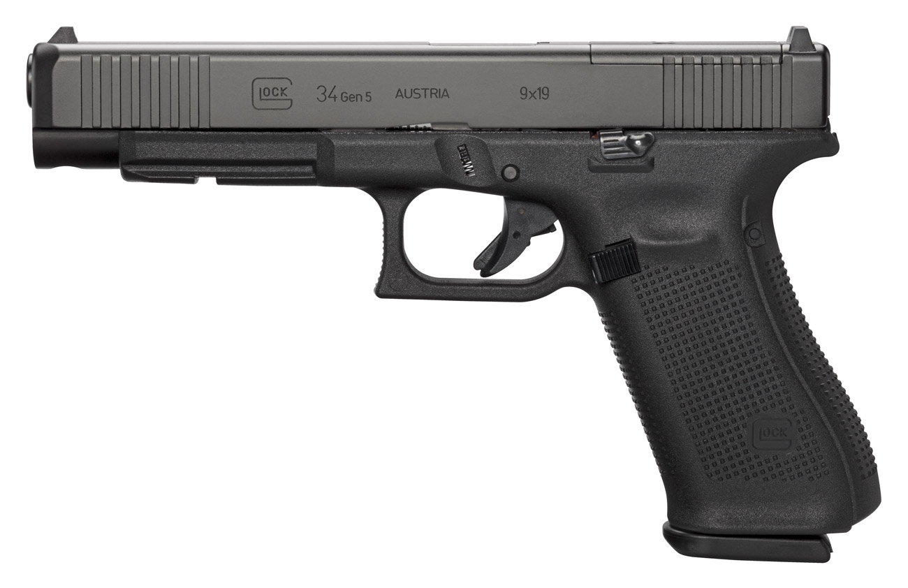 Glock 34 MOS Gen5 9mm 17rd 5.31″ Pistol PA343S103MOS