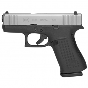 Glock 48 9mm 10rd 4.17″ Pistol Black/Silver PVD PA485SL201